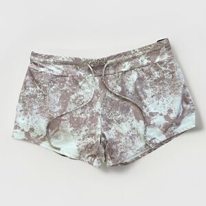 Jo + Jax Shorts Womens Size Large Pink Tie Dye Casual Athletic Short Shorts